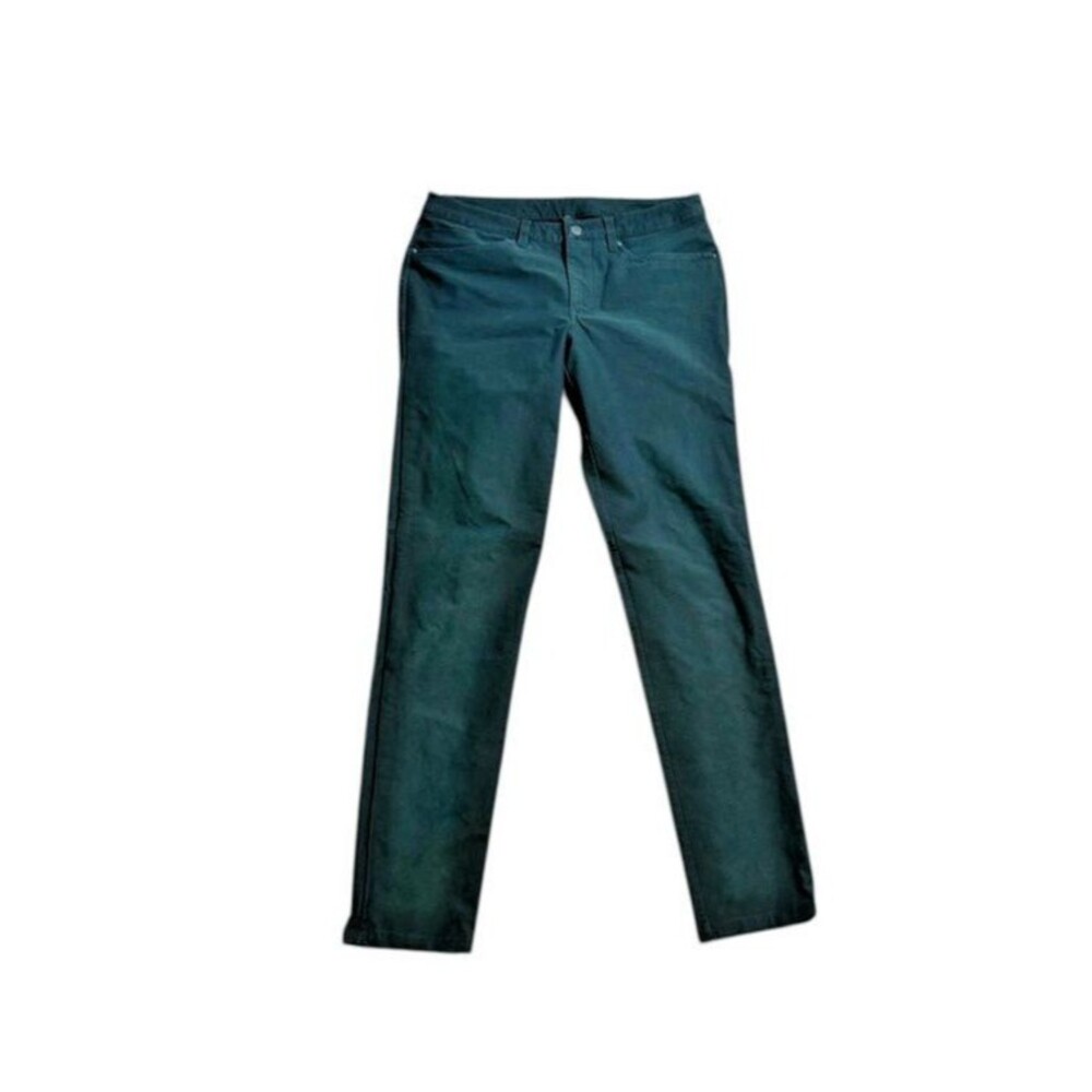 Lululemon ABC Pants Men's Size 32x33 Green Slim Fit 5 Pocket Chino Canvas Preppy